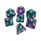 Набор кубиков - Double Color Glitter 7 Dice Set (в ассортименте)